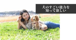 【わんこ飼い主必見】犬のすごい能力を知って欲しい